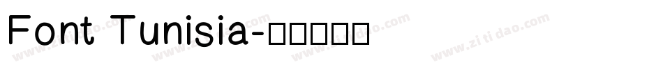 Font Tunisia字体转换